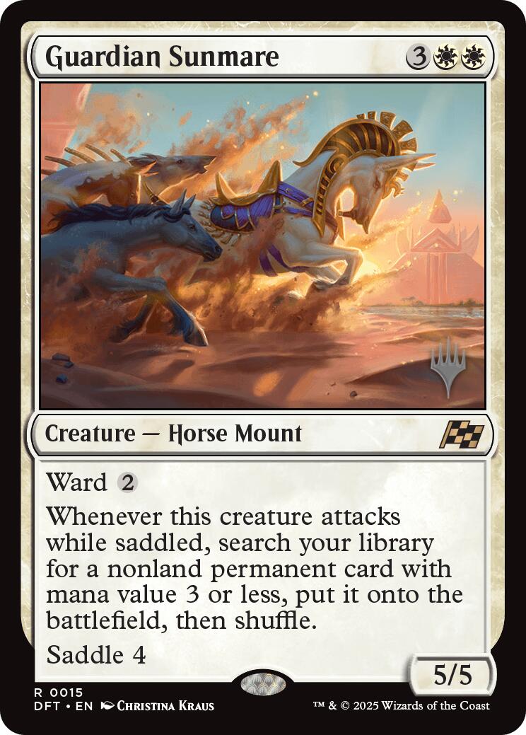 Guardian Sunmare (Promo Pack) [Aetherdrift Promos] | Good Games North