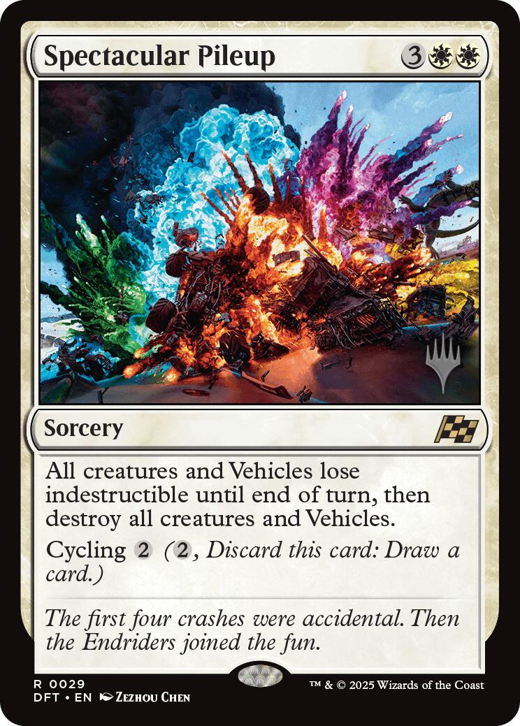 Spectacular Pileup (Promo Pack) [Aetherdrift Promos] | Good Games North
