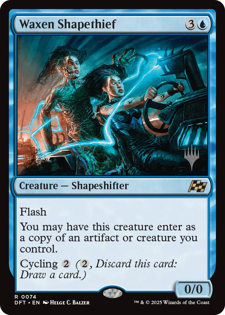 Waxen Shapethief (Promo Pack) [Aetherdrift Promos] | Good Games North