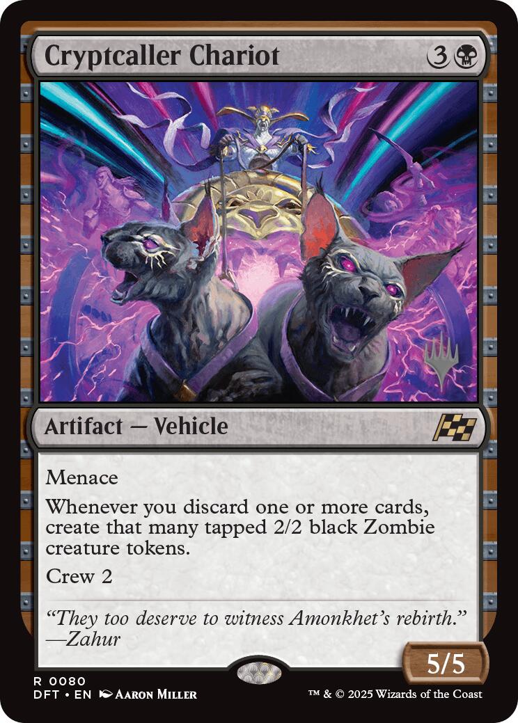 Cryptcaller Chariot (Promo Pack) [Aetherdrift Promos] | Good Games North