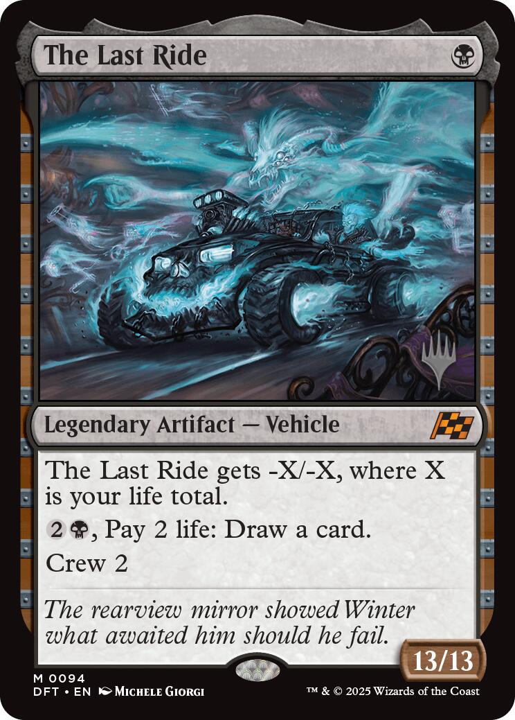 The Last Ride (Promo Pack) [Aetherdrift Promos] | Good Games North