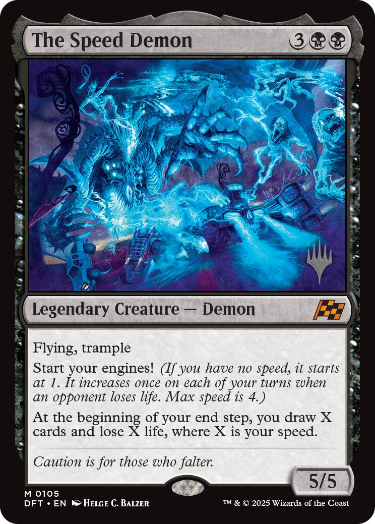 The Speed Demon (Promo Pack) [Aetherdrift Promos] | Good Games North
