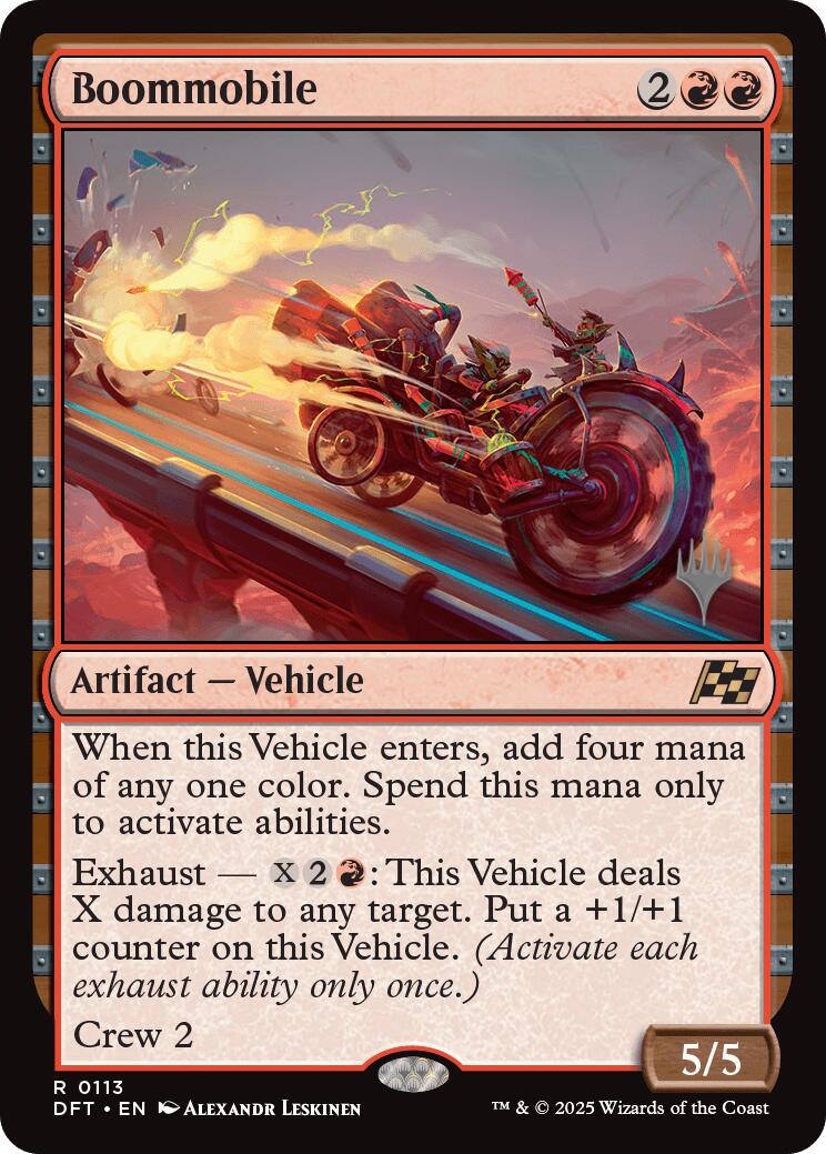 Boommobile (Promo Pack) [Aetherdrift Promos] | Good Games North