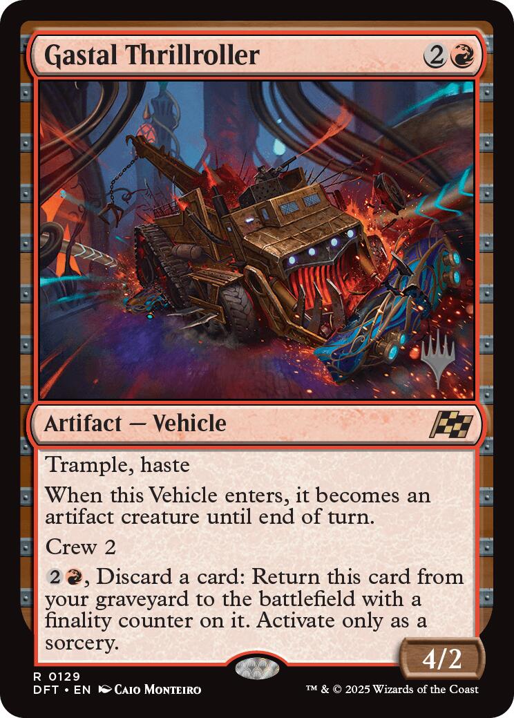 Gastal Thrillroller (Promo Pack) [Aetherdrift Promos] | Good Games North
