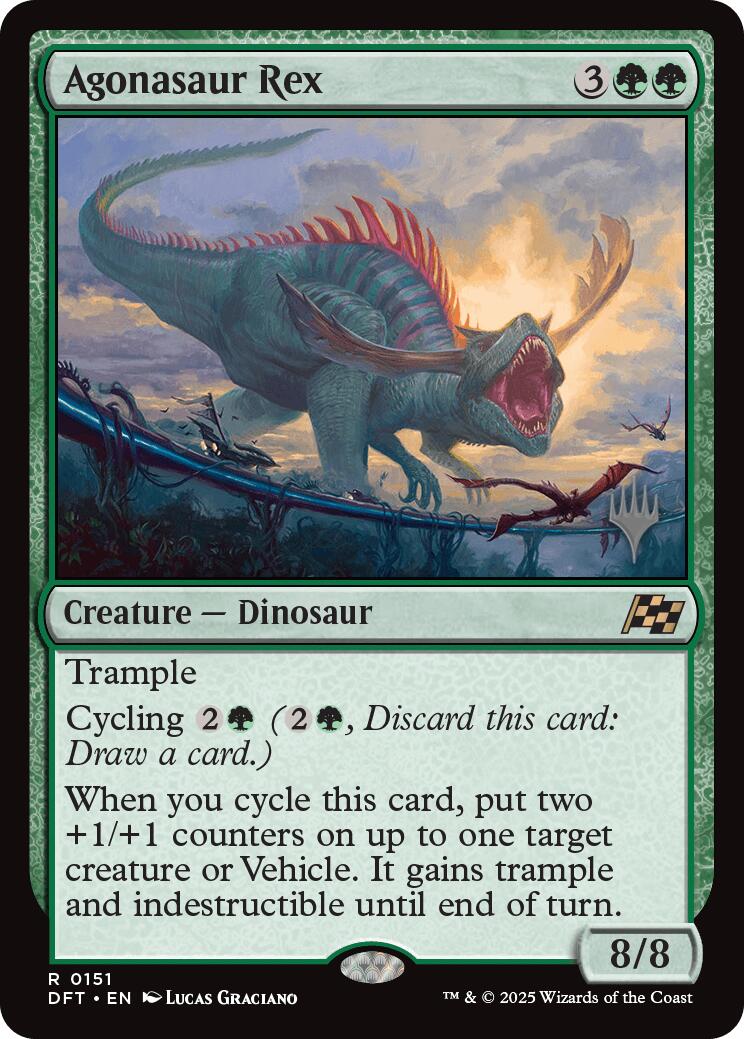 Agonasaur Rex (Promo Pack) [Aetherdrift Promos] | Good Games North