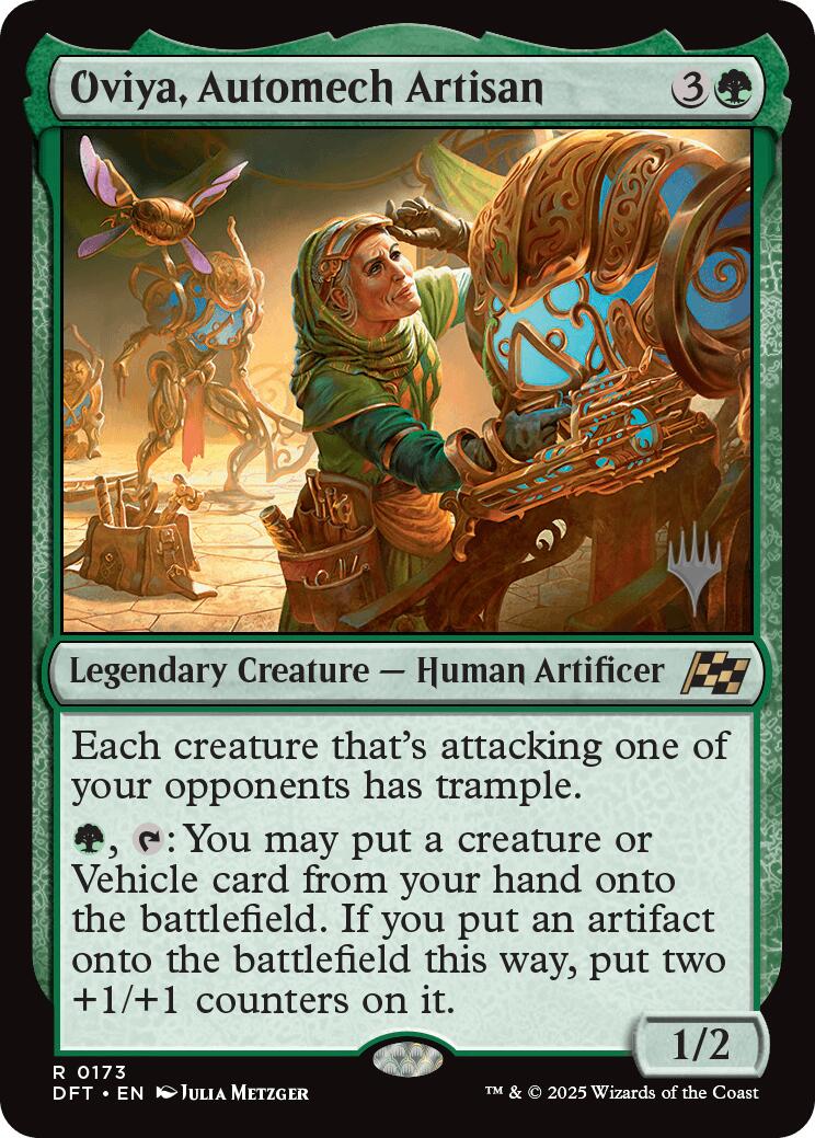 Oviya, Automech Artisan (Promo Pack) [Aetherdrift Promos] | Good Games North