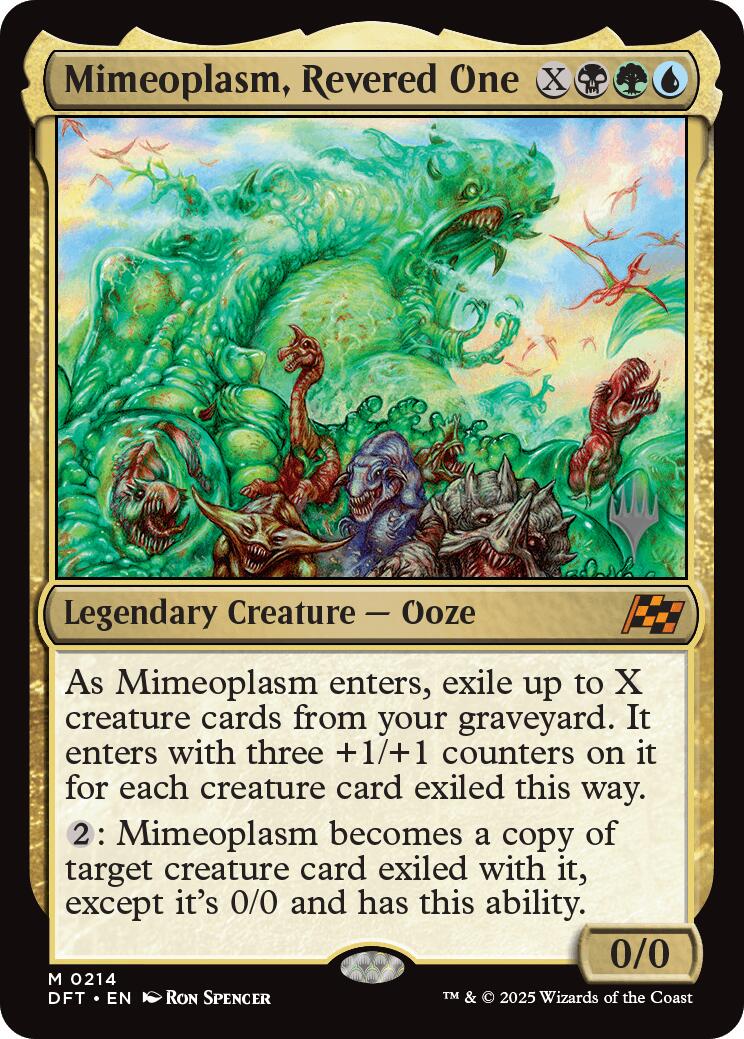 Mimeoplasm, Revered One (Promo Pack) [Aetherdrift Promos] | Good Games North