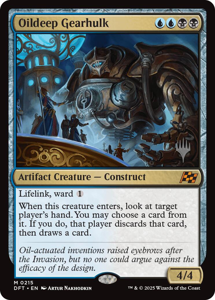 Oildeep Gearhulk (Promo Pack) [Aetherdrift Promos] | Good Games North