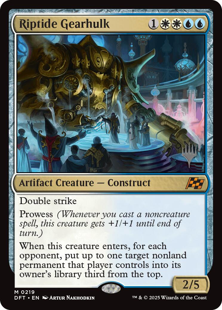 Riptide Gearhulk (Promo Pack) [Aetherdrift Promos] | Good Games North