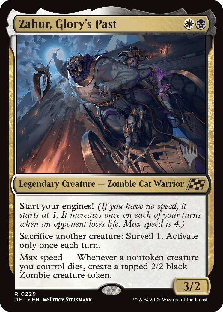Zahur, Glory's Past (Promo Pack) [Aetherdrift Promos] | Good Games North