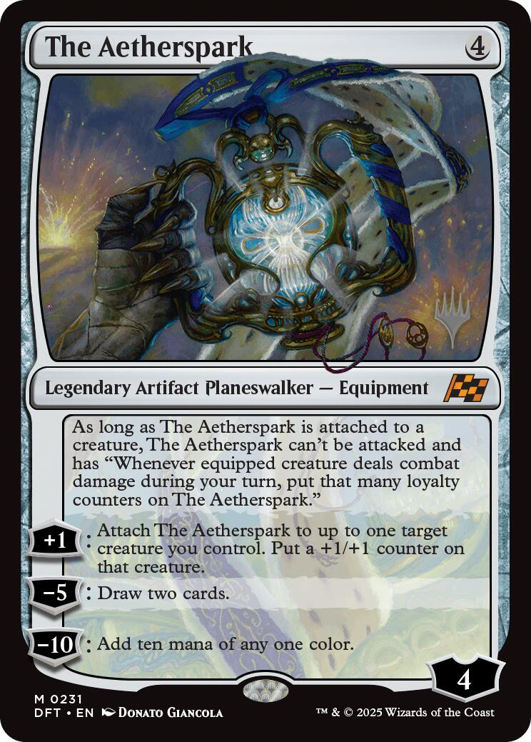 The Aetherspark (Promo Pack) [Aetherdrift Promos] | Good Games North