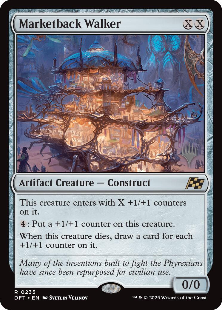 Marketback Walker (Promo Pack) [Aetherdrift Promos] | Good Games North