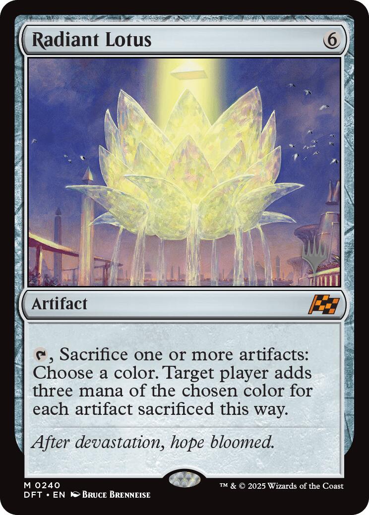 Radiant Lotus (Promo Pack) [Aetherdrift Promos] | Good Games North
