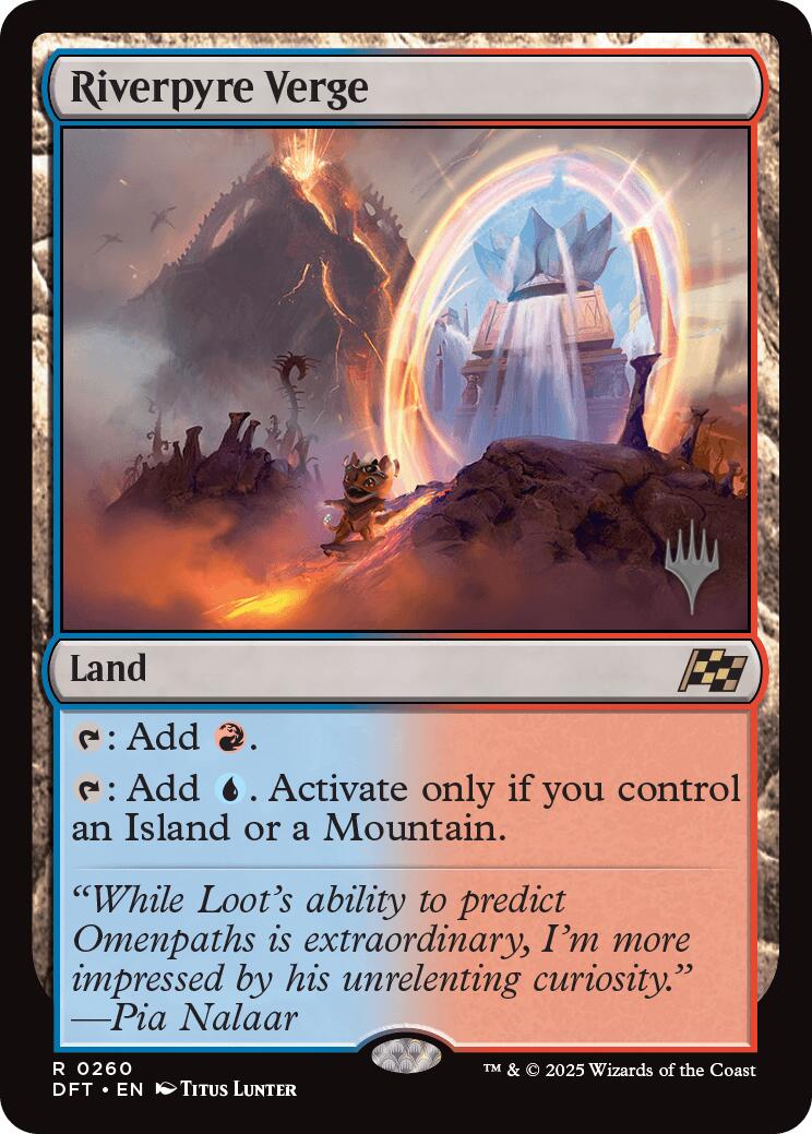 Riverpyre Verge (Promo Pack) [Aetherdrift Promos] | Good Games North