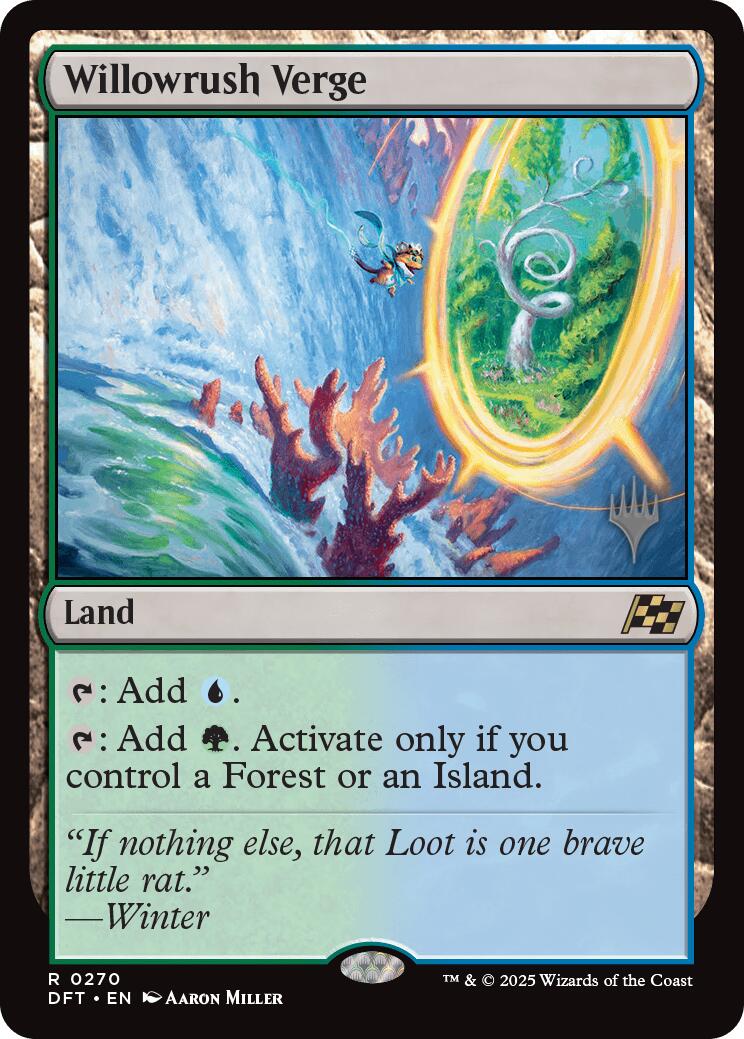Willowrush Verge (Promo Pack) [Aetherdrift Promos] | Good Games North