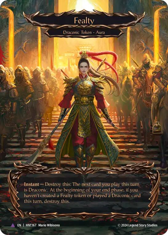 Fealty (Cold Foil) [HNT167] (The Hunted)  Cold Foil | Good Games North