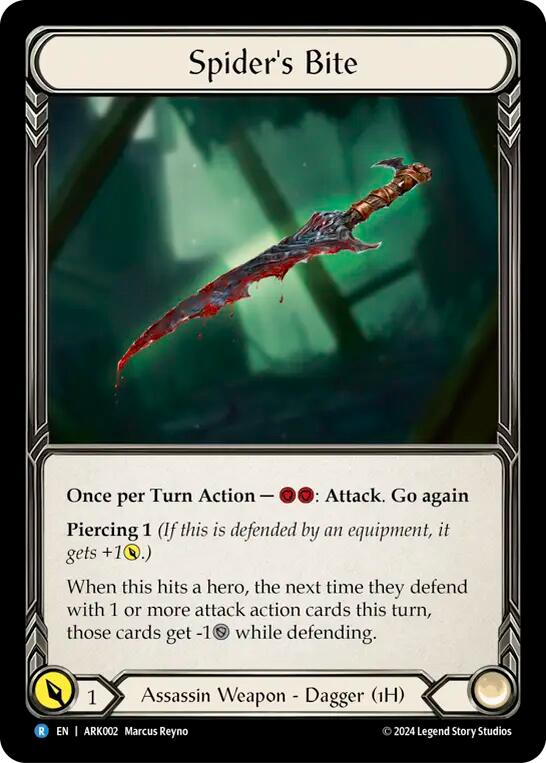 Spider's Bite [ARK002] (The Hunted Arakni Blitz Deck) | Good Games North