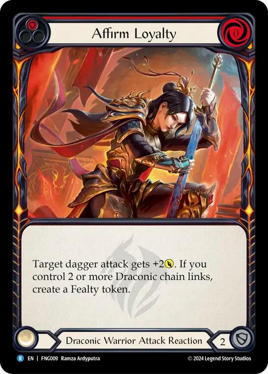 Affirm Loyalty (Red) [FNG009] (The Hunted Fang Blitz Deck) | Good Games North