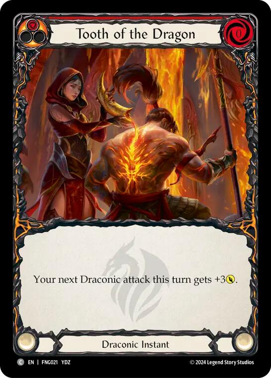 Tooth of the Dragon (Red) [FNG021] (The Hunted Fang Blitz Deck) | Good Games North