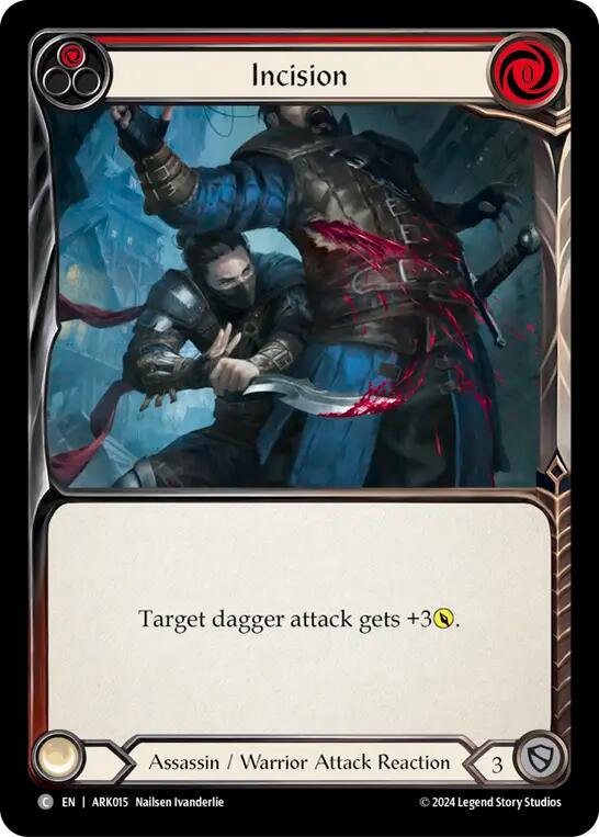 Incision (Red) [ARK015] (The Hunted Arakni Blitz Deck) | Good Games North
