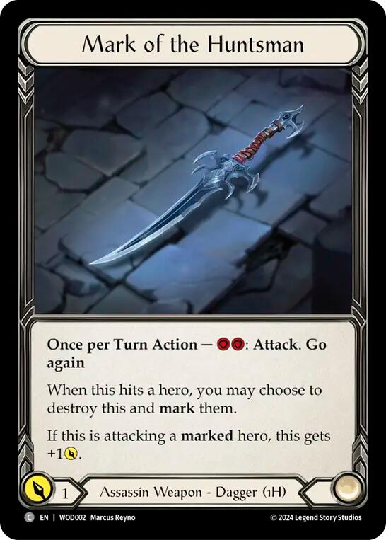 Mark of the Huntsman [WOD002] (The Hunted Arakni, Web of Deceit Blitz Deck) | Good Games North