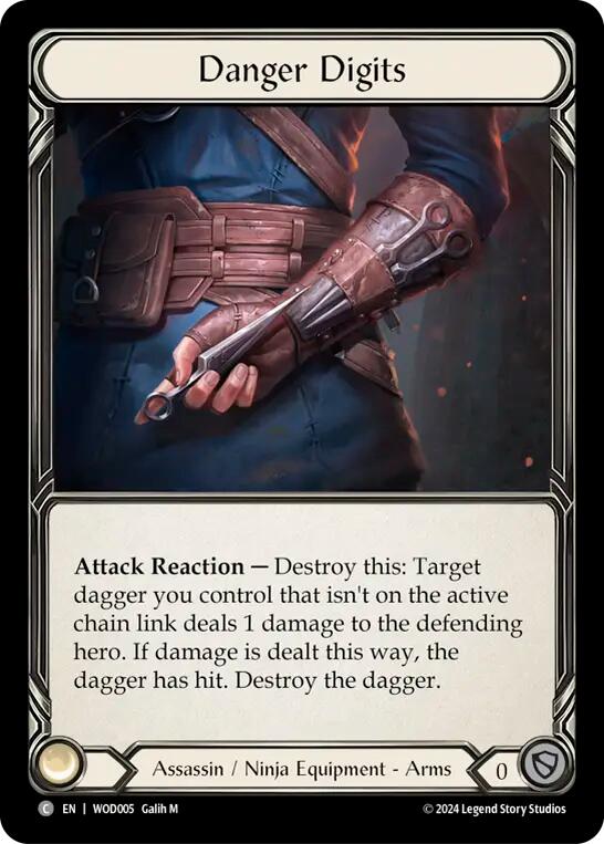 Danger Digits [WOD005] (The Hunted Arakni, Web of Deceit Blitz Deck) | Good Games North