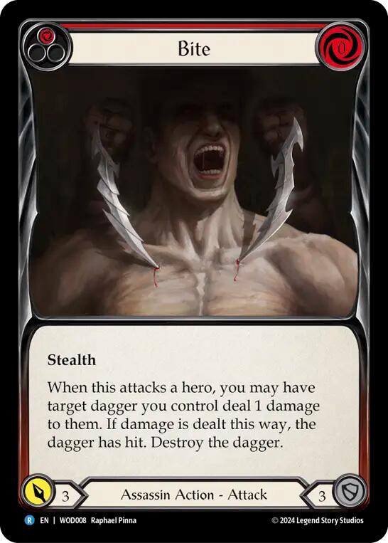 Bite (Red) [WOD008] (The Hunted Arakni, Web of Deceit Blitz Deck) | Good Games North