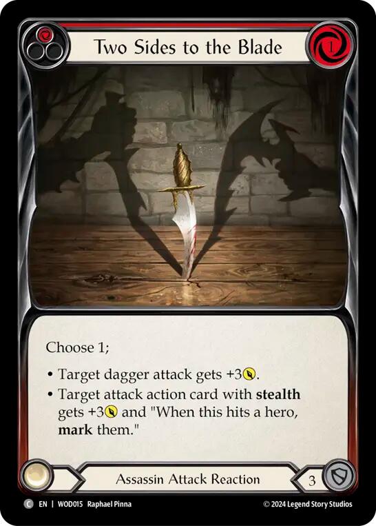 Two Sides to the Blade [WOD015] (The Hunted Arakni, Web of Deceit Blitz Deck) | Good Games North