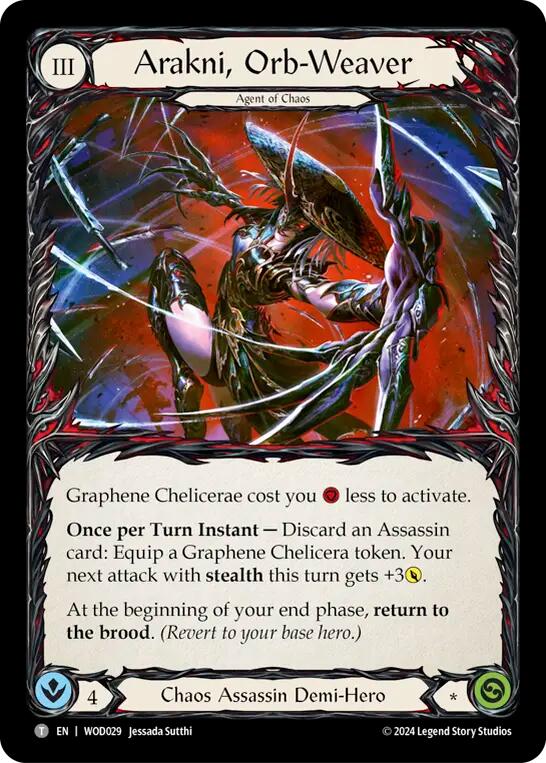Arakni, Orb-Weaver [WOD029//WOD030] (The Hunted Arakni, Web of Deceit Blitz Deck) | Good Games North