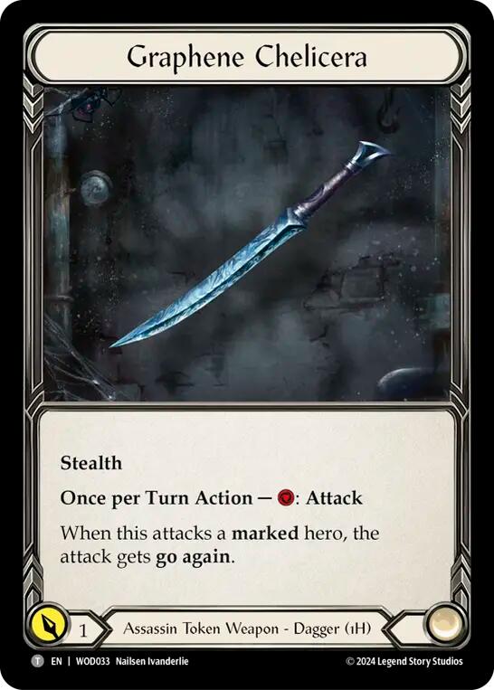 Graphene Chelicera [WOD033 // WOD034] (The Hunted Arakni, Web of Deceit Blitz Deck) | Good Games North