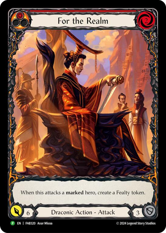 For the Realm [FAB320] (Promo)  Rainbow Foil | Good Games North