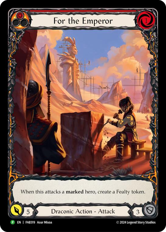 For the Emperor [FAB319] (Promo)  Rainbow Foil | Good Games North