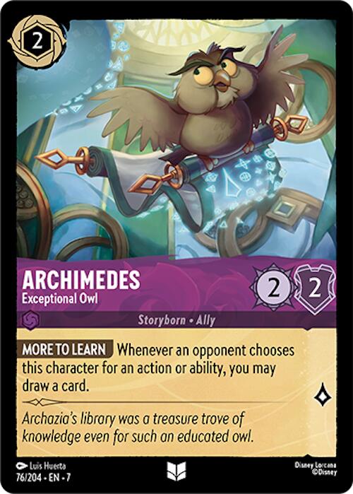 Archimedes - Exceptional Owl (76/204) [Archazia's Island] | Good Games North