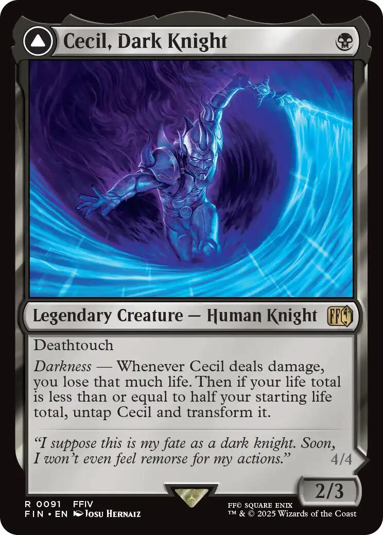 Cecil, Dark Knight // Cecil, Redeemed Paladin [FINAL FANTASY] | Good Games North