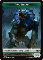 Frog Lizard // Dragon (0014) Double-Sided Token [Tarkir: Dragonstorm Commander Tokens] | Good Games North