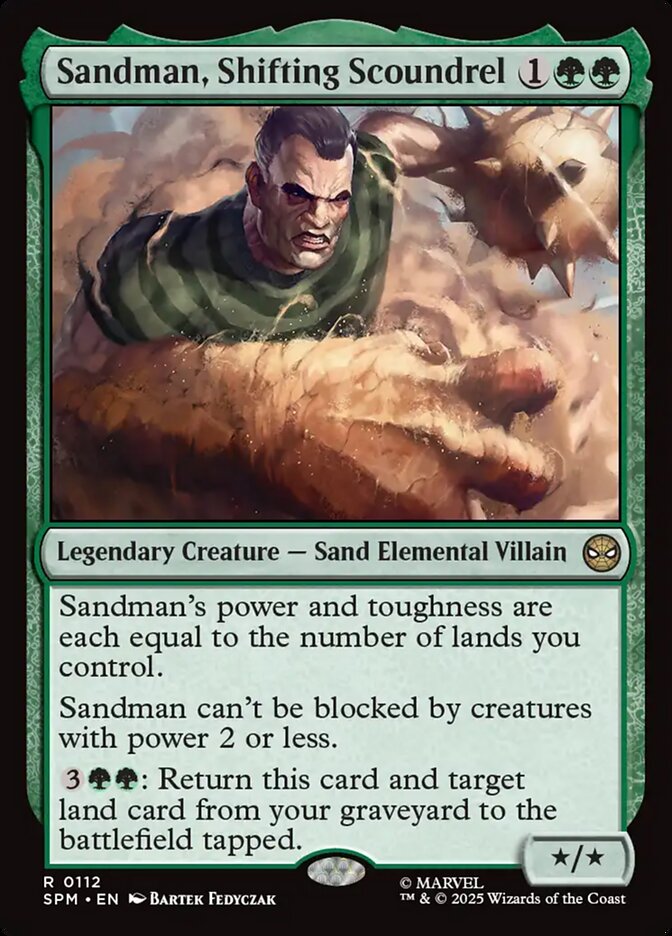 Sandman, Shifting Scoundrel 112 (Marvel's Spider-Man)  - Foil | Good Games North