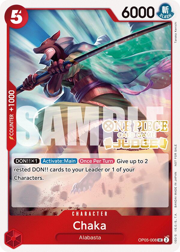 Chaka (Judge Pack Vol. 5) [One Piece Promotion Cards] | Good Games North