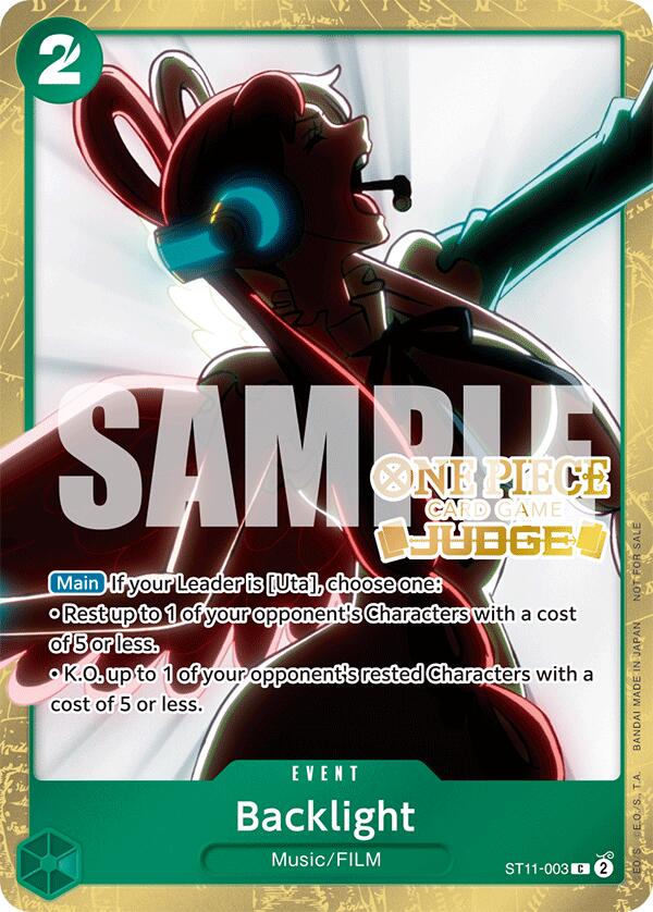 Backlight (Judge Pack Vol. 5) [One Piece Promotion Cards] | Good Games North