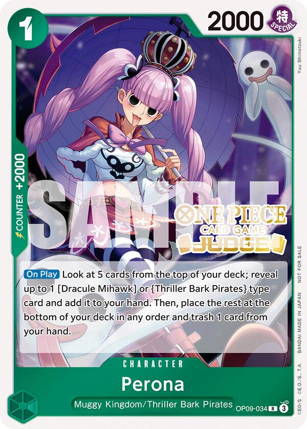 Perona (Judge Pack Vol. 5) [One Piece Promotion Cards] | Good Games North