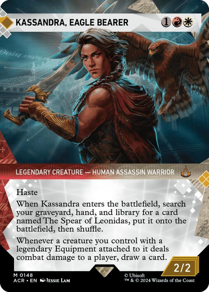 Kassandra Eagle Bearer Showcase (Universes Beyond: Assassin's Creed)  - Foil | Good Games North