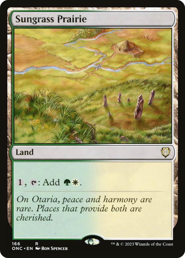 Sungrass Prairie [Phyrexia: All Will Be One Commander] | Good Games North