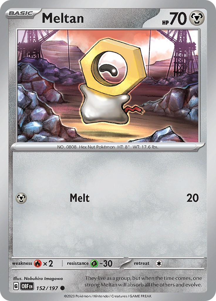 Meltan (152/197) [Scarlet & Violet: Obsidian Flames] | Good Games North
