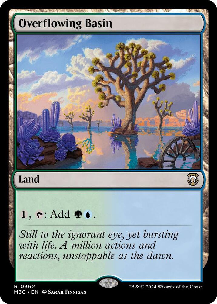 Overflowing Basin 362/411 (Commander: Modern Horizons 3)  - Ripple Foil | Good Games North