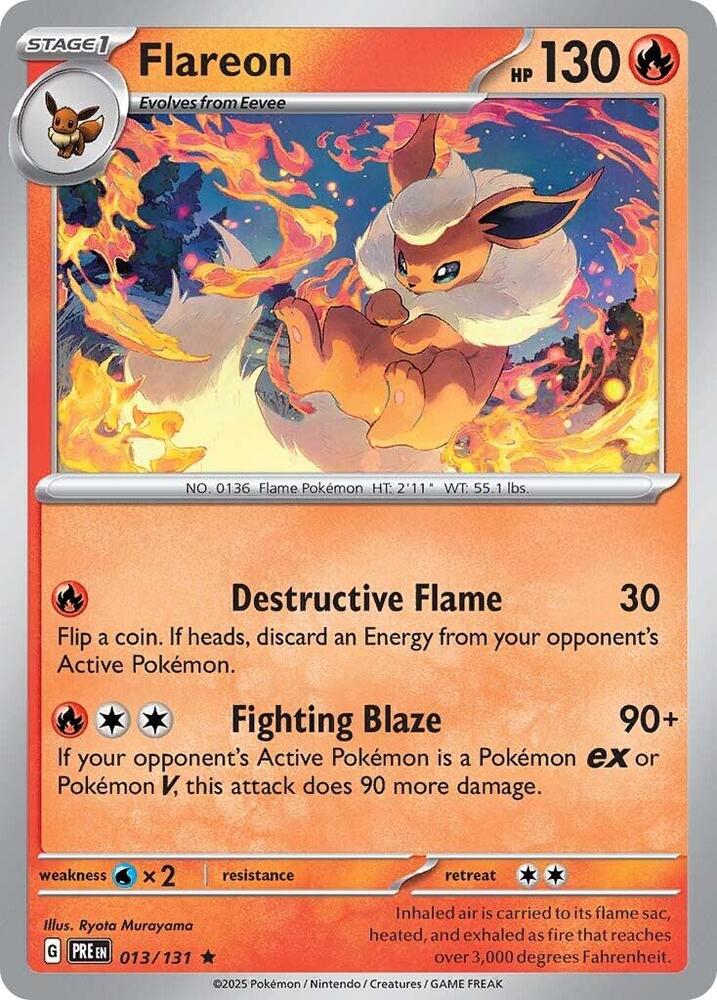 Flareon (013/131) [Scarlet & Violet: Prismatic Evolutions] | Good Games North