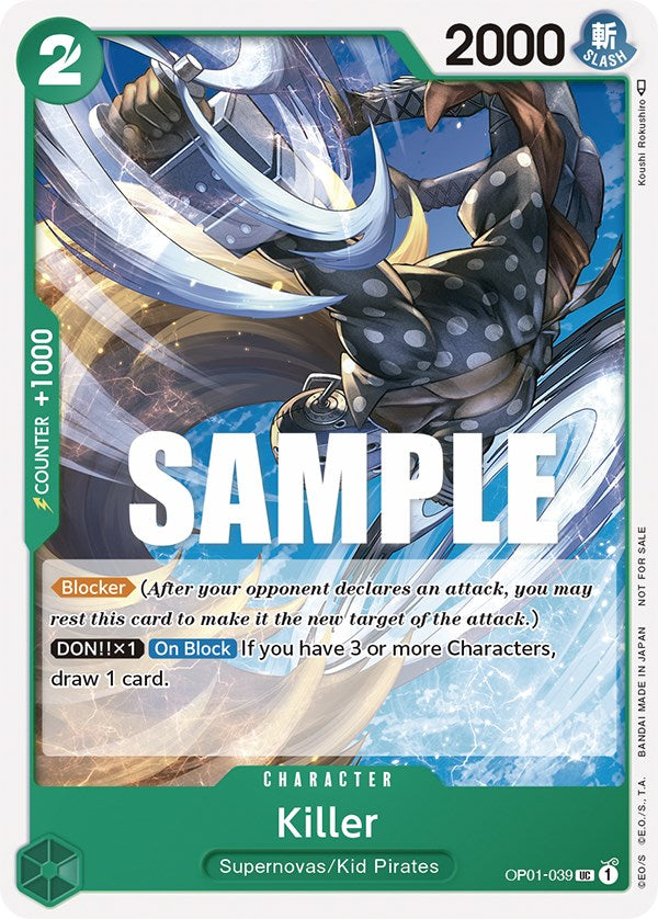 Killer (Promotion Pack 2023) [One Piece Promotion Cards] | Good Games North