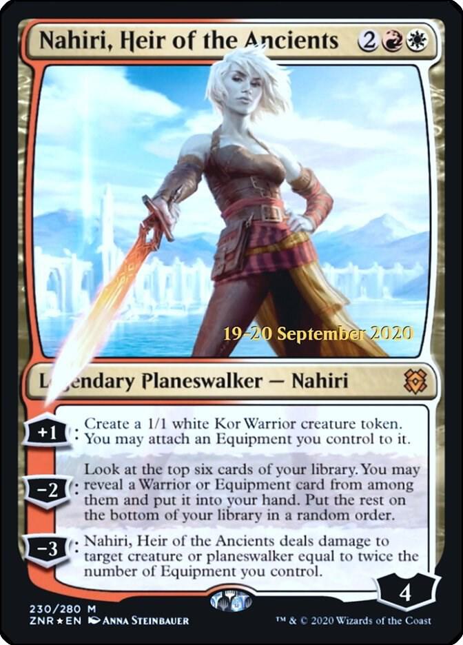 Nahiri Heir of the Ancients (Prerelease Cards)  - Foil | Good Games North