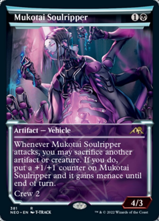 Mukotai Soulripper (Showcase Soft Glow) [Kamigawa: Neon Dynasty] | Good Games North
