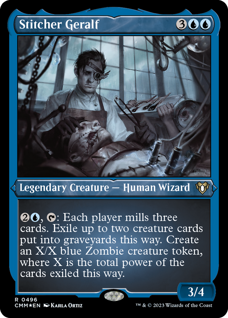 Stitcher Geralf (Foil Etched) [Commander Masters] | Good Games North