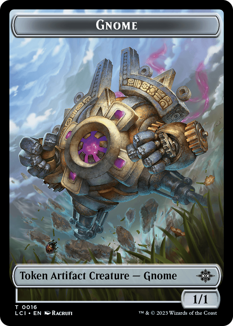 Gnome // Vampire Demon Double-Sided Token [The Lost Caverns of Ixalan Tokens] | Good Games North