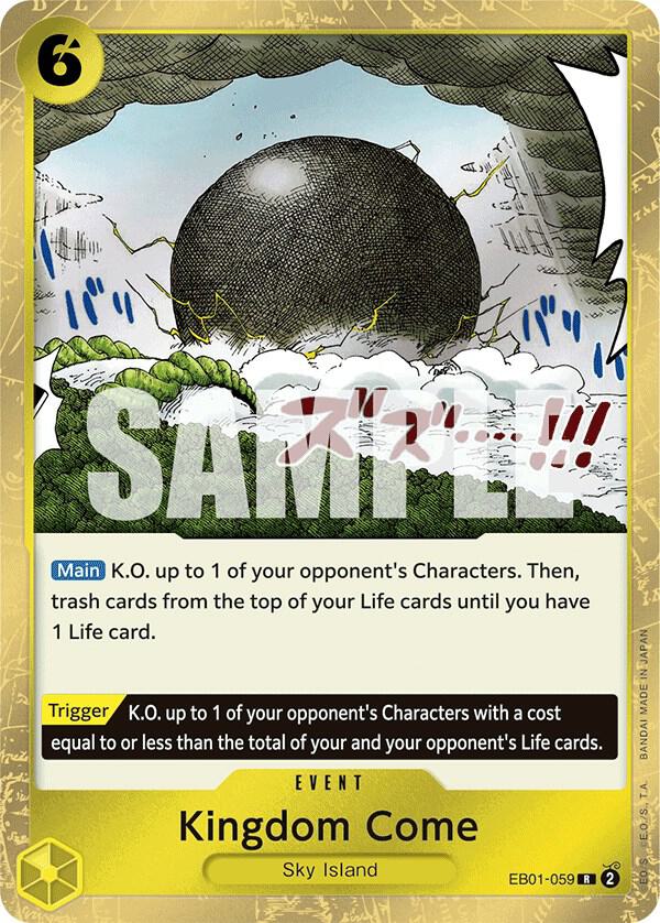 Kingdom Come EB01-059 (Extra Booster: Memorial Collection)  - Foil | Good Games North